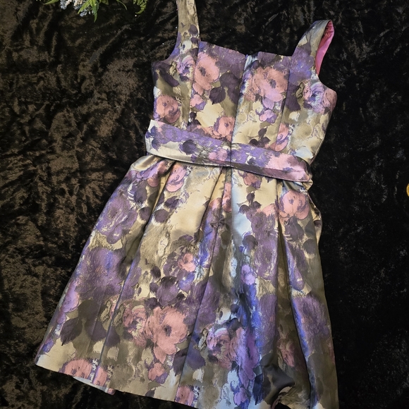 Gorgeous New ADRIANNA PAPELL BLOSSOM COCKTAIL DRESS - Picture 9 of 10